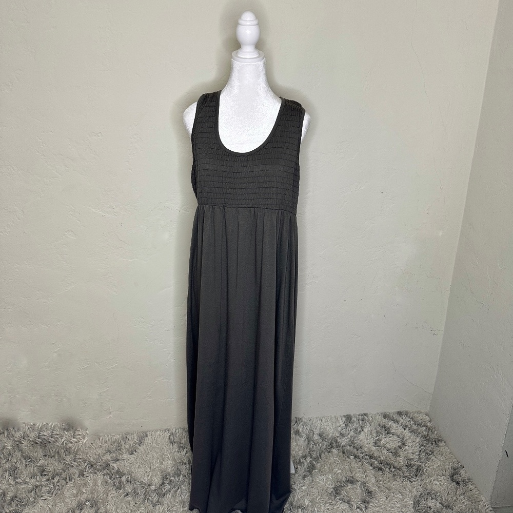 Derek Heart Grey Maxi Dress Large
